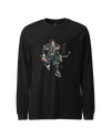 Samurai Ice Hockey Winter Sport Ukiyo-e Unisex Long Sleeve Tee