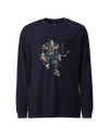 Samurai Ice Hockey Winter Sport Ukiyo-e Unisex Long Sleeve Tee