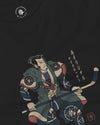 Samurai Ice Hockey Winter Sport Ukiyo-e Unisex Long Sleeve Tee