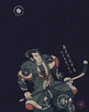 Samurai Ice Hockey Winter Sport Ukiyo-e Unisex Long Sleeve Tee