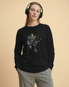 Samurai Ice Hockey Winter Sport Ukiyo-e Unisex Long Sleeve Tee
