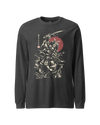 Samurai Katana Sumi-e Japanese Ink Painting Unisex Long Sleeve Tee No.2