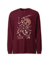 Samurai Katana Sumi-e Japanese Ink Painting Unisex Long Sleeve Tee No.2
