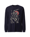 Samurai Katana Sumi-e Japanese Ink Painting Unisex Long Sleeve Tee No.2