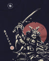 Samurai Katana Sumi-e Japanese Ink Painting Unisex Long Sleeve Tee No.2