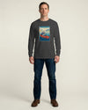 Samurai Kayaking Ukiyo-e Unisex Long Sleeve Tee - Samurai Original
