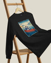 Samurai Kayaking Ukiyo-e Unisex Long Sleeve Tee - Samurai Original