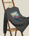 Samurai Kayaking Ukiyo-e Unisex Long Sleeve Tee - Samurai Original