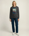 Samurai Kayaking Ukiyo-e Unisex Long Sleeve Tee - Samurai Original