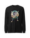 Samurai Keytar Player Music Ukiyo-e Unisex Long Sleeve Tee