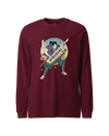 Samurai Keytar Player Music Ukiyo-e Unisex Long Sleeve Tee