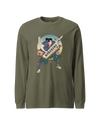 Samurai Keytar Player Music Ukiyo-e Unisex Long Sleeve Tee