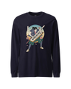 Samurai Keytar Player Music Ukiyo-e Unisex Long Sleeve Tee