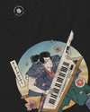 Samurai Keytar Player Music Ukiyo-e Unisex Long Sleeve Tee