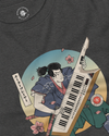 Samurai Keytar Player Music Ukiyo-e Unisex Long Sleeve Tee