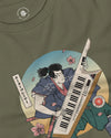 Samurai Keytar Player Music Ukiyo-e Unisex Long Sleeve Tee