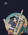 Samurai Keytar Player Music Ukiyo-e Unisex Long Sleeve Tee