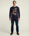 Samurai Kyudo Japanese Ukiyo-e Unisex Long Sleeve Tee