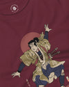 Samurai Longboard Ukiyo-e Unisex Long Sleeve Tee No.2