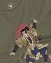Samurai Longboard Ukiyo-e Unisex Long Sleeve Tee No.2