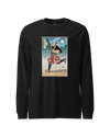 Samurai Marathon Running Ukiyo-e Unisex Long Sleeve Tee