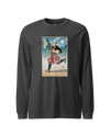 Samurai Marathon Running Ukiyo-e Unisex Long Sleeve Tee