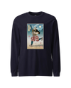 Samurai Marathon Running Ukiyo-e Unisex Long Sleeve Tee
