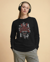 Samurai Mask Unisex Long Sleeve Tee No.3