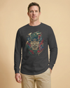 Samurai Mask & Dragon Demon Unisex Long Sleeve Tee