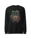 Samurai Mask & Dragon Demon Unisex Long Sleeve Tee