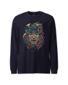 Samurai Mask & Dragon Demon Unisex Long Sleeve Tee