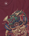Samurai Mask & Dragon Demon Unisex Long Sleeve Tee