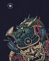 Samurai Mask & Dragon Demon Unisex Long Sleeve Tee