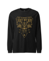 Samurai May The Bridges I Burn Light The Way Quote Unisex Long Sleeve Tee Black - Samurai Original