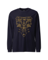 Samurai May The Bridges I Burn Light The Way Quote Unisex Long Sleeve Tee Navy - Samurai Original