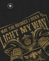 Samurai May The Bridges I Burn Light The Way Quote Unisex Long Sleeve Tee - Samurai Original