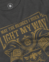 Samurai May The Bridges I Burn Light The Way Quote Unisex Long Sleeve Tee - Samurai Original