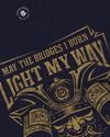 Samurai May The Bridges I Burn Light The Way Quote Unisex Long Sleeve Tee - Samurai Original