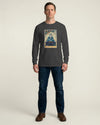Samurai Meditation Yoga Japanese Ukiyo-e Unisex Long Sleeve Tee - Samurai Original