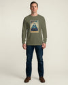 Samurai Meditation Yoga Japanese Ukiyo-e Unisex Long Sleeve Tee - Samurai Original