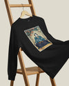 Samurai Meditation Yoga Japanese Ukiyo-e Unisex Long Sleeve Tee - Samurai Original