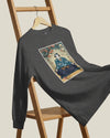 Samurai Meditation Yoga Japanese Ukiyo-e Unisex Long Sleeve Tee - Samurai Original