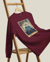 Samurai Meditation Yoga Japanese Ukiyo-e Unisex Long Sleeve Tee - Samurai Original