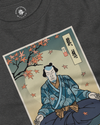 Samurai Meditation Yoga Japanese Ukiyo-e Unisex Long Sleeve Tee - Samurai Original