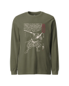 Samurai Miyamoto Musashi Ronin Ukiyo-e Unisex Long Sleeve Tee No.3
