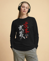 Samurai Miyamoto Musashi Ronin Calligraphy Unisex Long Sleeve Tee