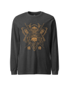 Samurai Monkey Mask Unisex Long Sleeve Tee Dark Grey Heather - Samurai Original