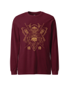 Samurai Monkey Mask Unisex Long Sleeve Tee Maroon - Samurai Original
