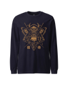 Samurai Monkey Mask Unisex Long Sleeve Tee Navy - Samurai Original