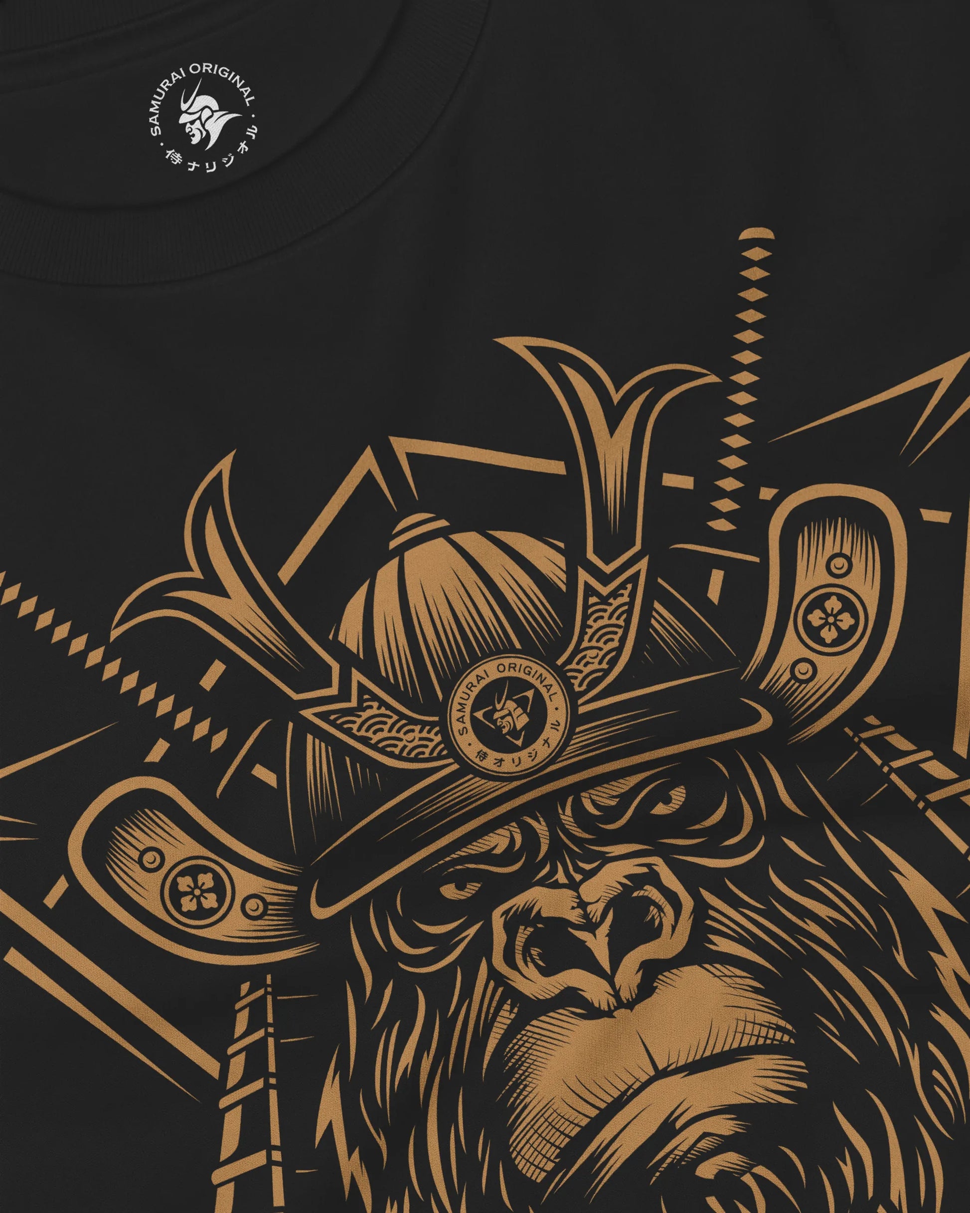 Samurai Monkey Mask Unisex Long Sleeve Tee - Samurai Original